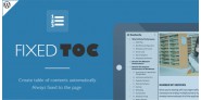 Tocer - table of contents maker WordPress plugin (formerly Fixed Toc)