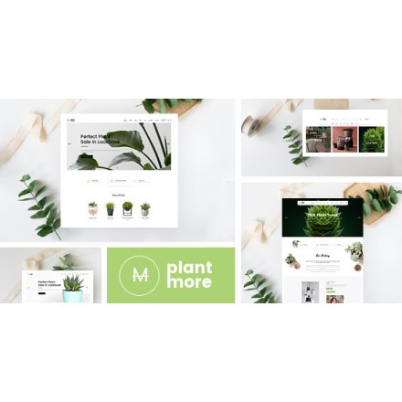 Plantmore  - OpenCart Theme (Included Color Swatches)