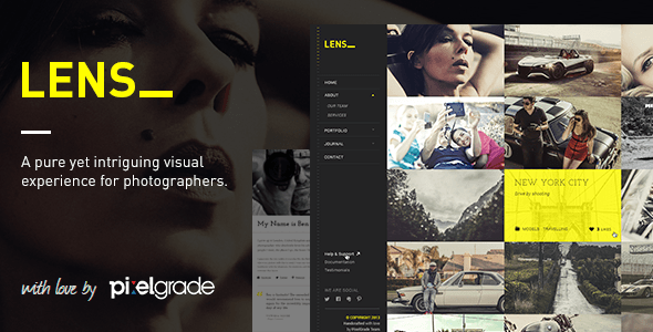 LENS - An Enjoyable Photography WordPress Theme