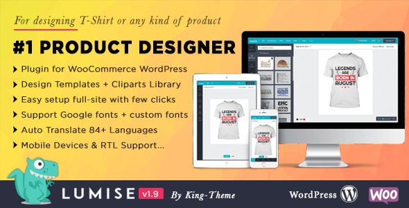 Product Designer for WooCommerce WordPress | Lumise