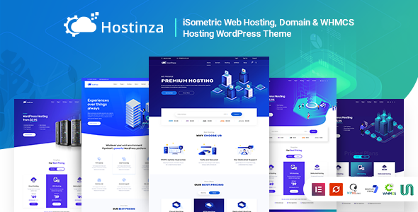 Hostinza - Whmcs Web-Hosting WordPress Theme