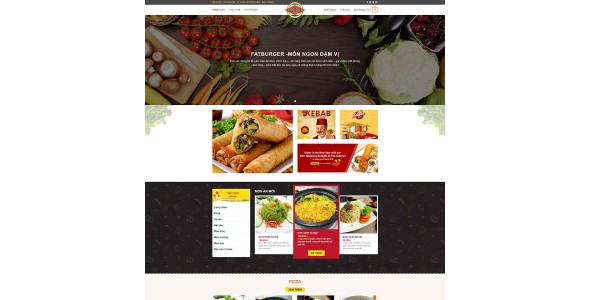 Theme wordpress nhà hàng ẩm thực