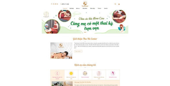 Theme wordpress dịch vụ BabyCare
