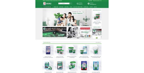 Theme wordpress flatsome bán bột sơn