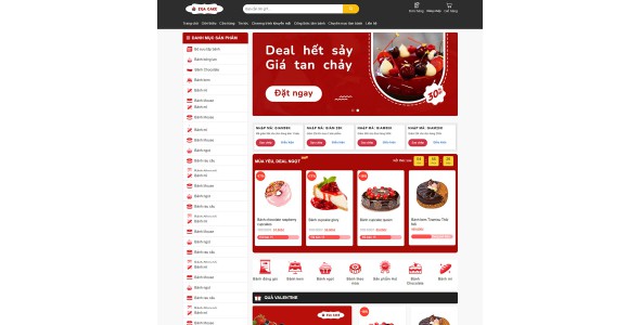 Theme wordpress bán bánh ngọt đẹp