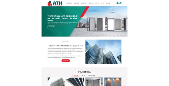 Theme wordpress bán cửa lưới