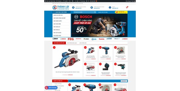 Theme wordpress bán điện máy – điện cơ 01