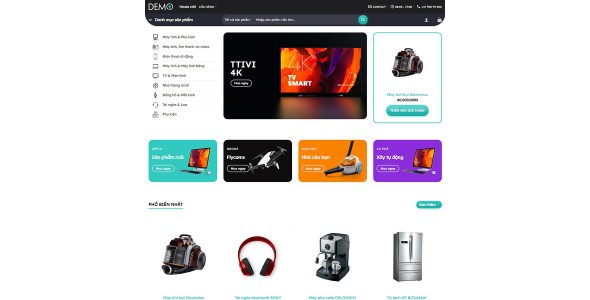 Theme wordpress bán hàng điện tử