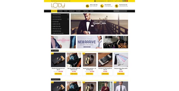 Theme wordpress bán đồ nam