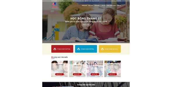 Theme wordpress Trung tâm tiếng anh 03