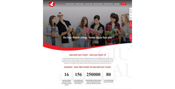 Theme wordpress trung tâm anh văn 06