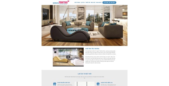 Theme wordpress landing page ghế tình yêu