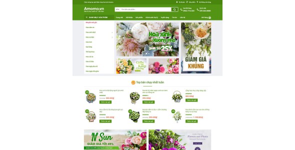 Theme wordpress bán hoa tươi