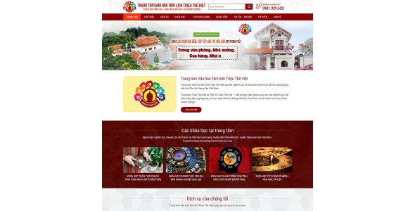 Theme wordpress khóa học phong thủy