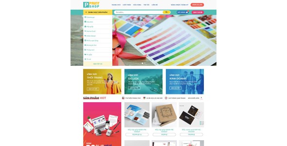 Theme wordpress dịch vụ in ấn 01