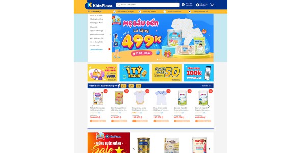 Theme wordpress đồ em bé kid plaza