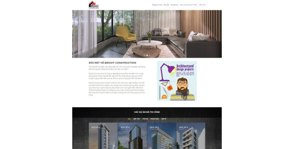 Theme wordpress công ty kiến trúc