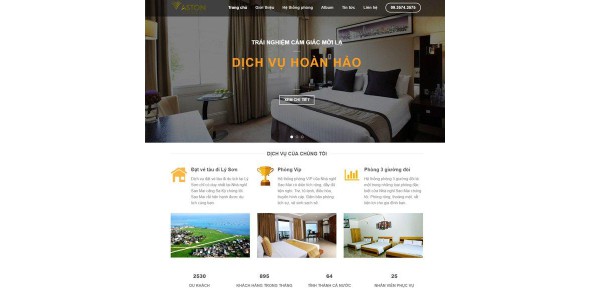 Theme wordpress khách sạn