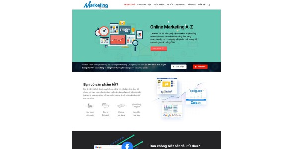 Theme wordpress Marketing