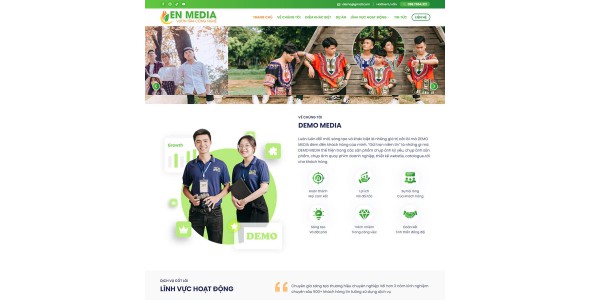 Theme wordpress công ty marketing , media