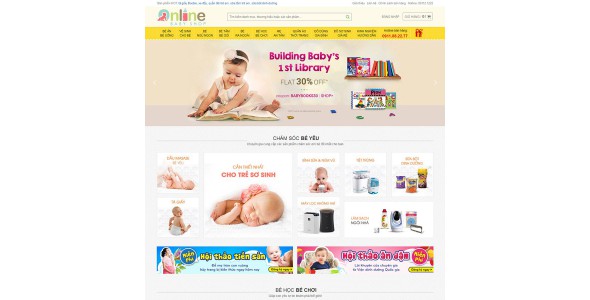 Theme wordpress mẹ và bé 02