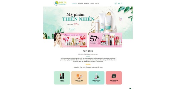 Theme wordpress flatsome mỹ phẩm 10