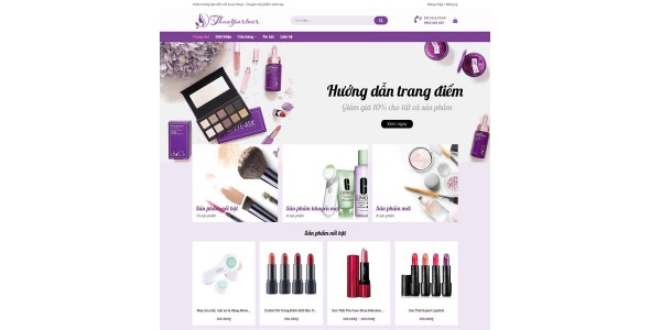 Theme wordpress mỹ phẩm 011