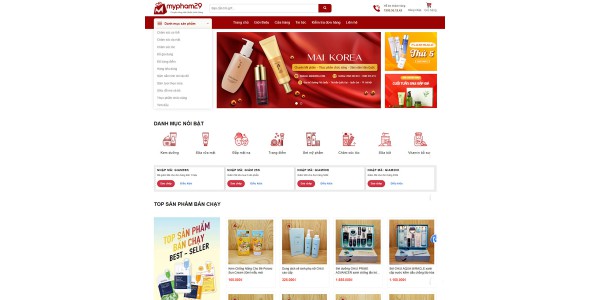 Theme wordpress mỹ phẩm 17