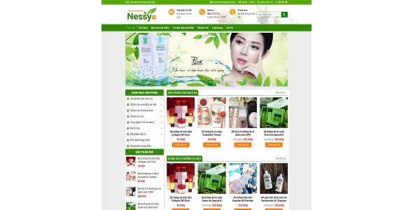 Theme wordpress Mỹ phẩm 2