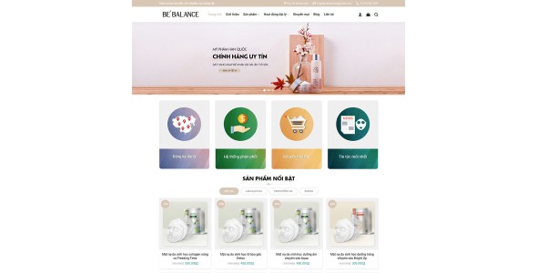 Theme wordpress flatsome mỹ phẩm 08