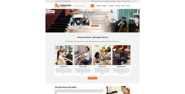 Theme wordpress flatsome bán nhạc cụ