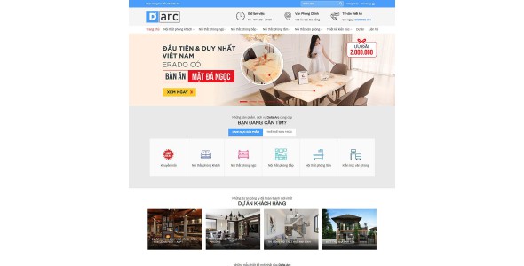 Theme wordpress flatsome nội thất 14