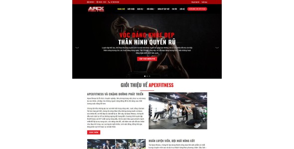 Theme wordpress phòng tập gym