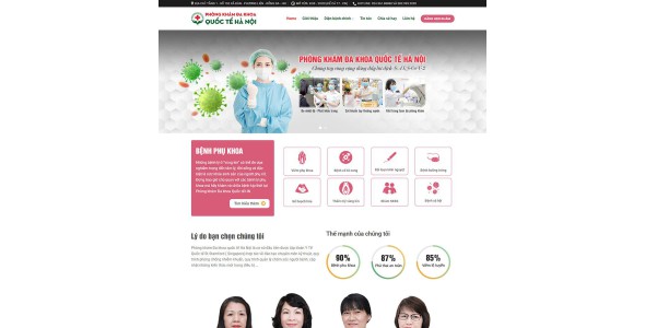 Theme wordpress phòng khám 01