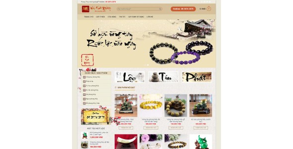 Theme wordpress bán đồ phong thủy