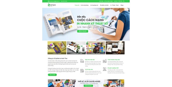 Theme wordpress dịch vụ in ấn – quảng cáo