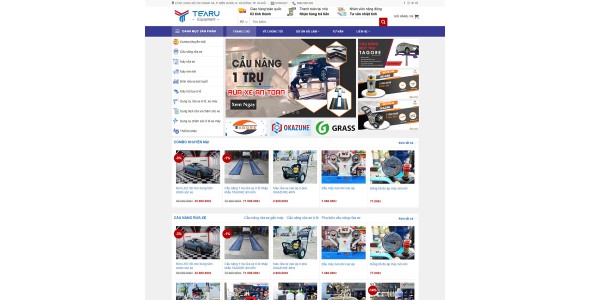 Theme wordpress shop phụ kiện ô tô