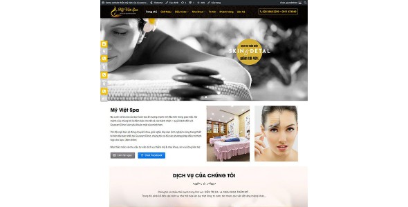 Theme wordpress Spa 01