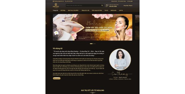 Theme wordpress dịch vụ spa 05