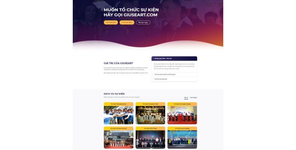 Theme wordpress sự kiện 04