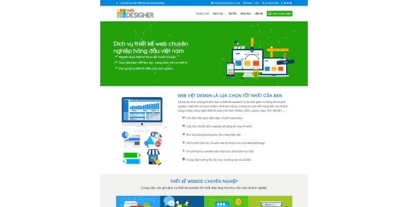 Theme wordpress thiết kế web