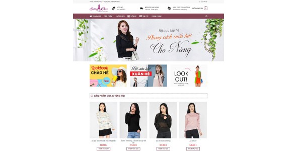 Theme wordpress thời trang nữ