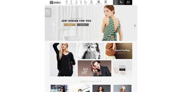 Theme wordpress thời trang 01