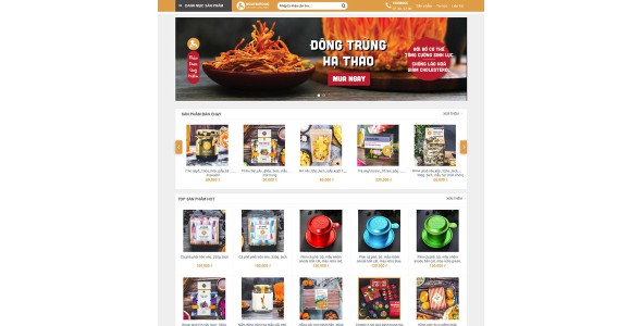 Theme wordpress thực phẩm 03