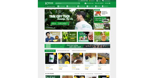 Theme wordpress thực phẩm 05