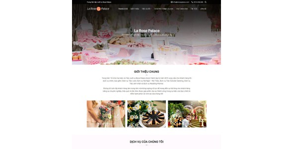 Theme wordpress dịch vụ tiệc cưới