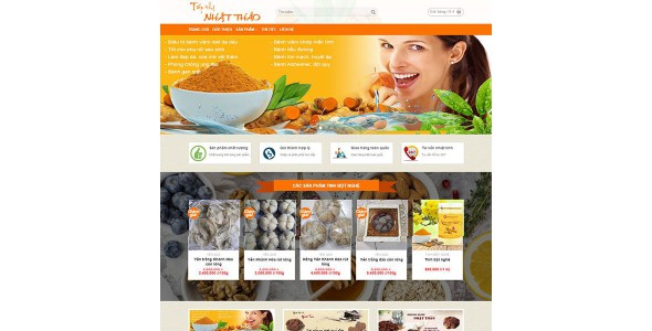 Theme wordpress bán yến sào