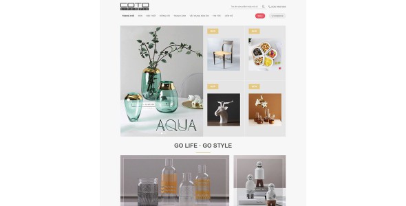 Theme wordpress flatsome trang trí