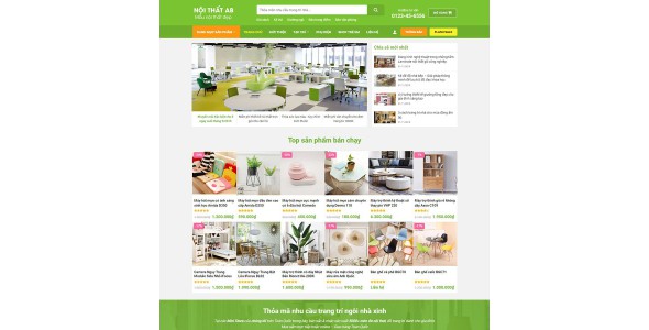 Theme wordpress flatsome trang trí 01