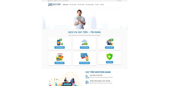 Theme wordpress dịch vụ tài chính 01